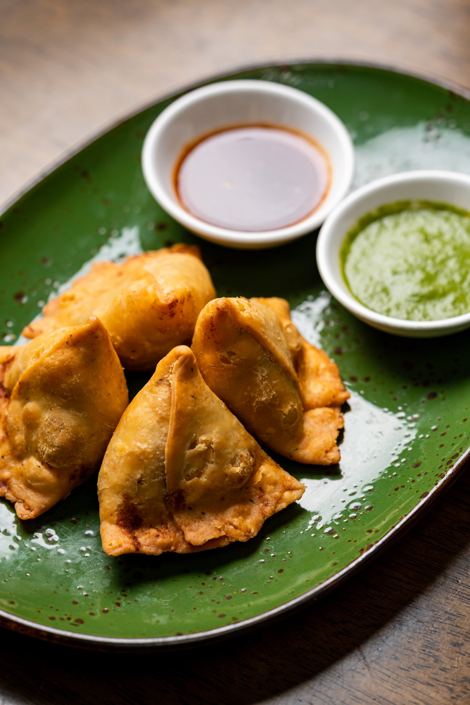 Vegetable samosas at Muska KL